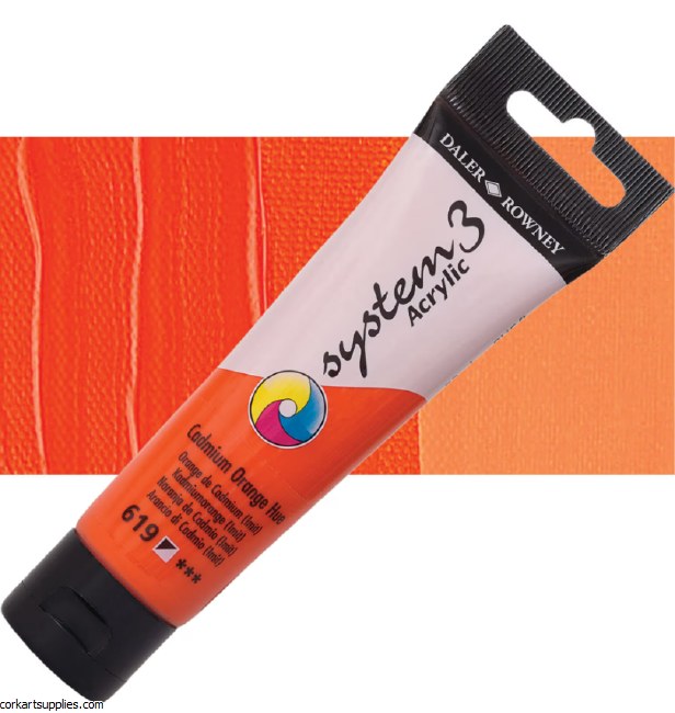 System 3 59ml Cadmium Orange Hue