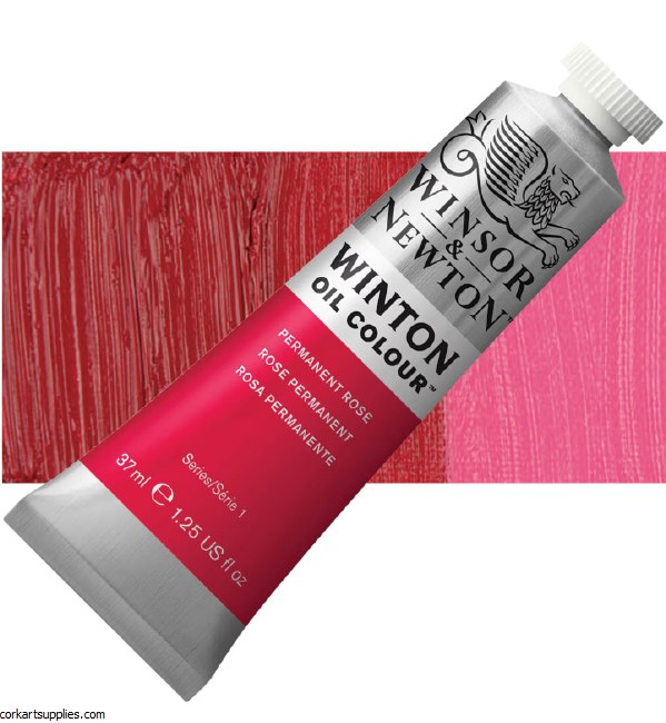 Winton Oil Colour 37ml Permanent Rose