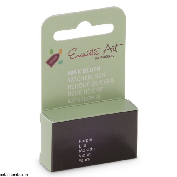 Encaustic Wax Block 48 Purple Mixer