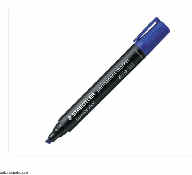 Marker Permanent Chisel Blue