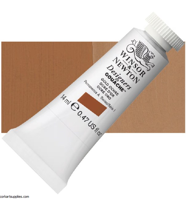 Designer Gouache 14ml Gold Ochre