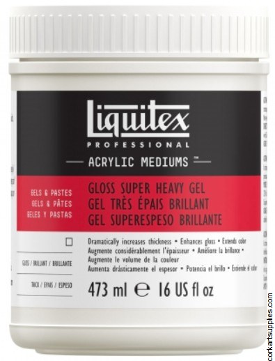 Liquitex Gloss Super Heavy Gel Med 473ml