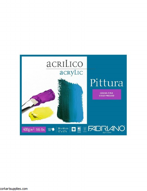 Fabriano Pittura Block 10 Sheets 400gm 25x35cm