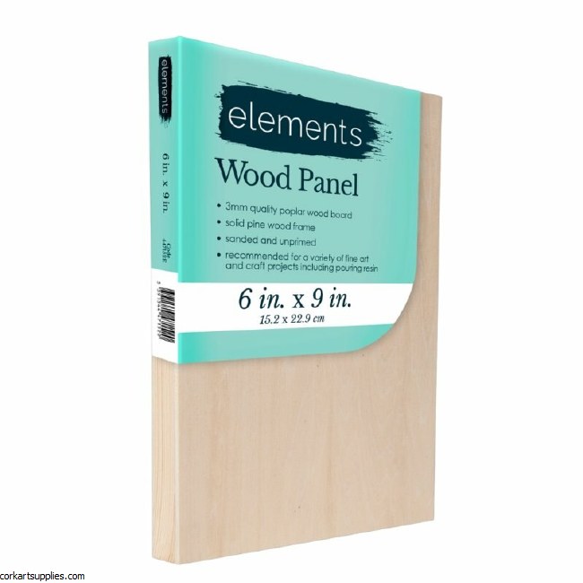 Wood Panel Elements 6x9