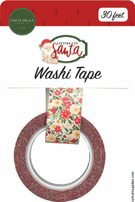 Carta Bella Washi Tape Holly Jolly Floral