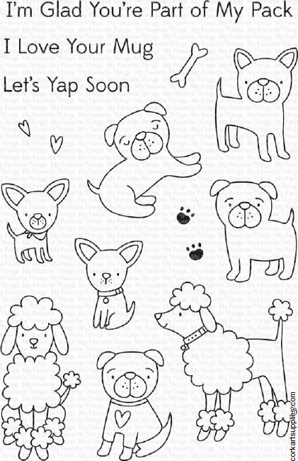 My Favorite Things Dog Squad Clear Stamps