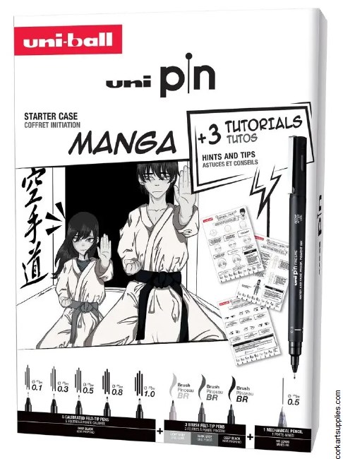 Uniball Fineliner Manga Set