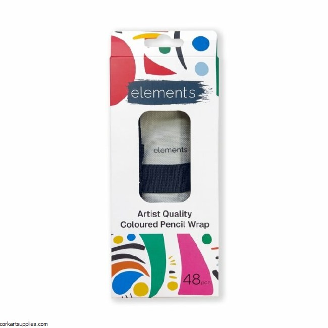 Elements Pencil Wrap 48 Pieces