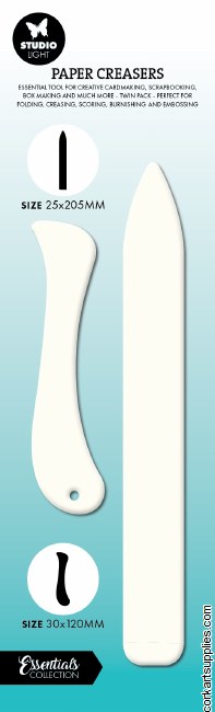 Studiolight Paper Creaser Straight + Curved Tools, Essentials Nr.01