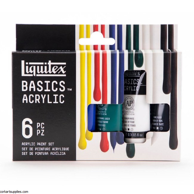 Liquitex Basics Acrylic 6pk