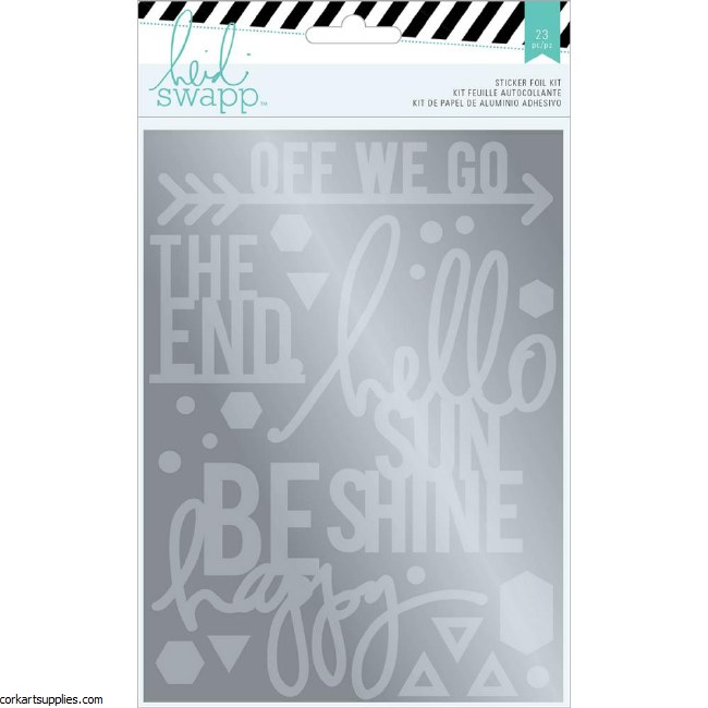 Wanderlust Stickers & Foil Kit Silver Sentiments Wanderlust Stickers & Foil Kit Silver Sentiments