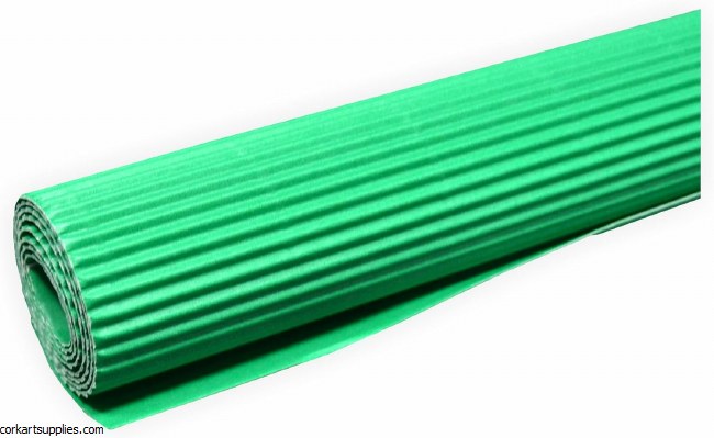 Corrugated Roll 50x70cm Dark Green