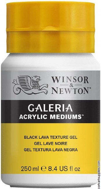 Galeria 250ml Black Lava Texture Gel