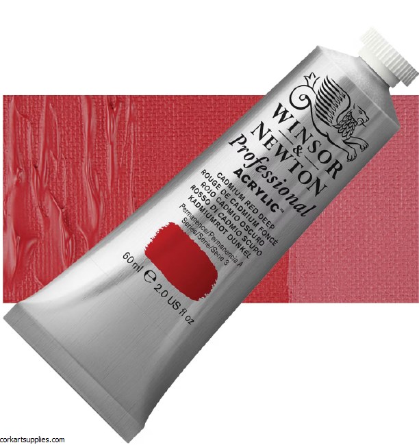 Cadmium Red Deep 60ml Artists' Acrylic Winsor & Newton
