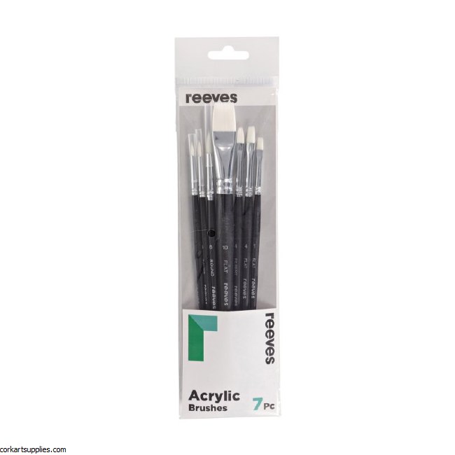 Brush Set Reeves SH Acrylic 7p