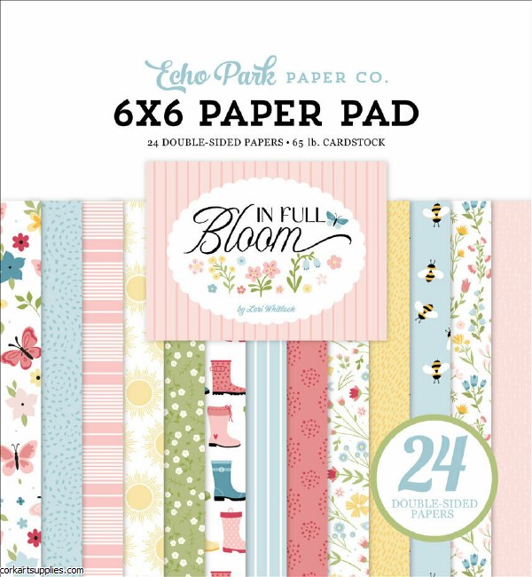 Echo Park In Full Bloom 6x6 Inch Paper Pad