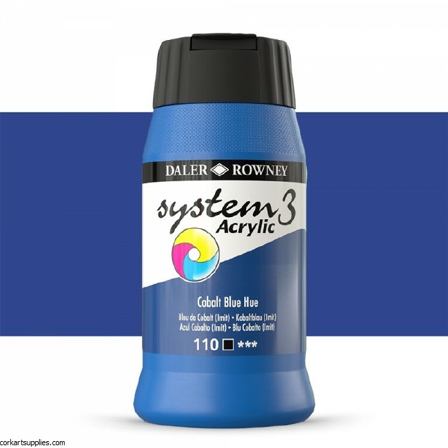 System 3 500ml Cobalt Blue (Hue)