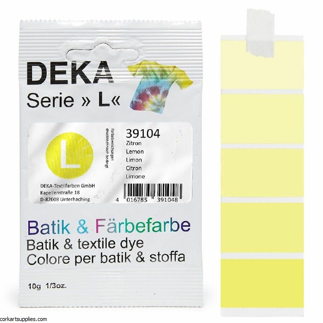 Batik Dye 10gm 39185 Lemon Yellow