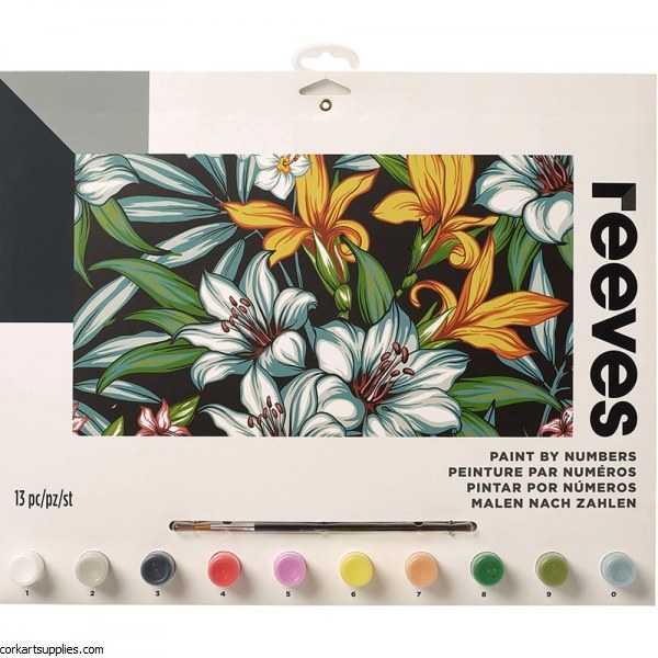 Reeves Paint By Numbers Colour Chart