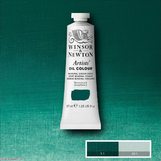 W&N Artists Oil 37ml Mineral Green Deep S.3