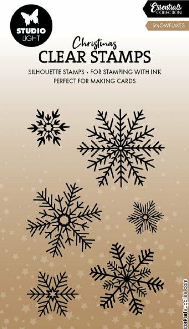 Studio Light Snowflakes Christmas Clear Stamp