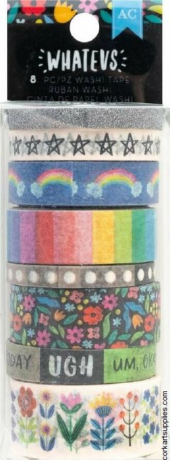 American Crafts Whatevs Washi Tape Spools (8pcs)