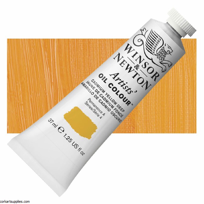 Winsor & Newton Artists Oil 37ml Cadmium Yellow Deep S.4