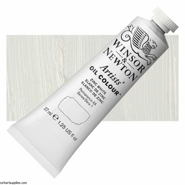 Winsor & Newton Artists Oil 37ml Zinc White S.1