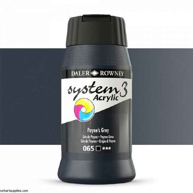 System 3 500ml Paynes Grey