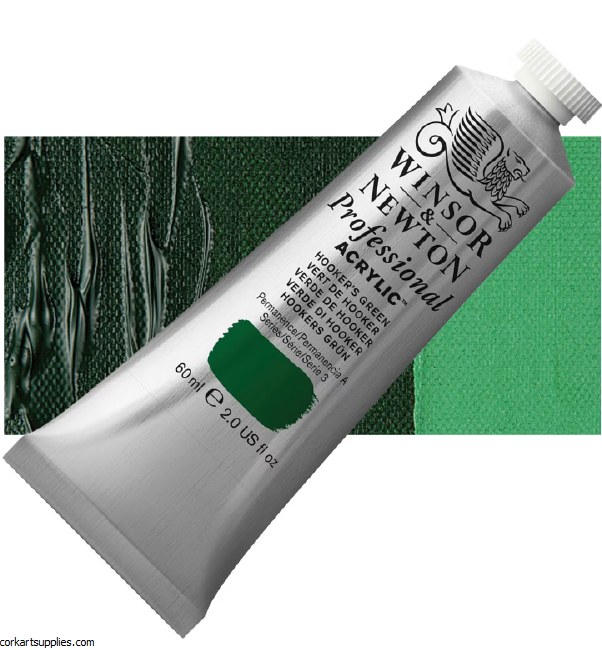 Hookers Green 60ml Artists' Acrylic Winsor & Newton