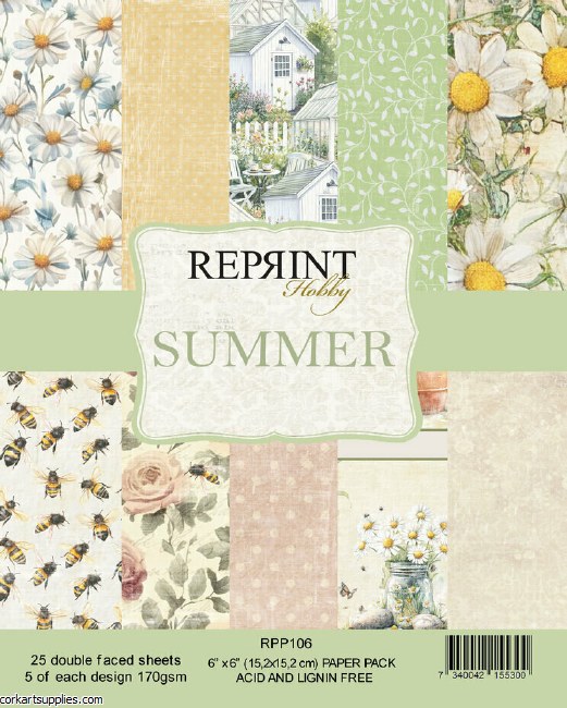 Reprint Summer 6x6 Inch Paper Pack