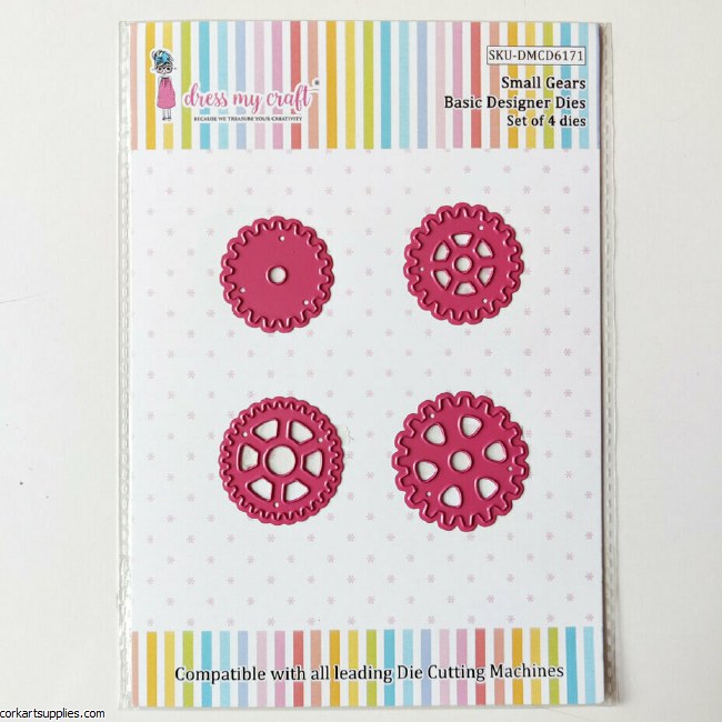 Dress My Craft Cutting Die Basic Designer Small Gears