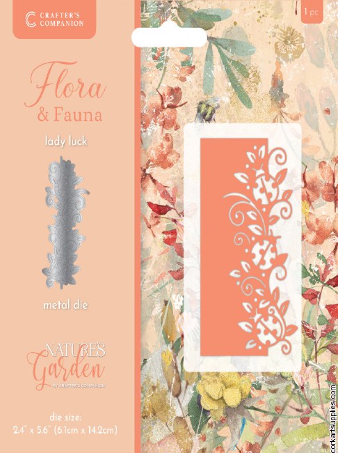 Crafter's Companion Flora & Fauna Metal Die Edge'able Lady Luck
