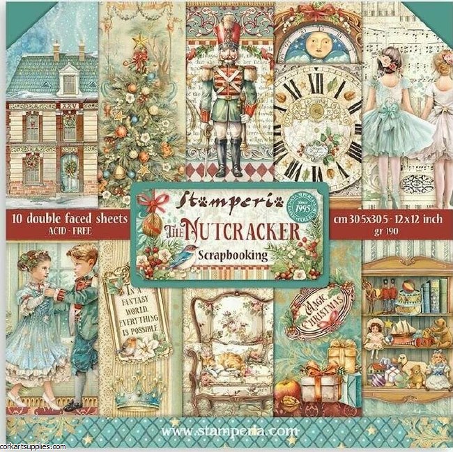 Paper Pk 12x12 Stamperia The Nutcracker #2