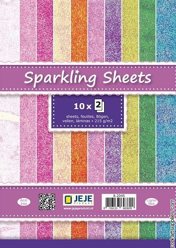Paper Pk A5 Sparkling Sheets