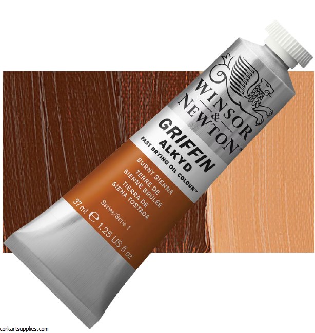 Griffin Alkyd Fast Drying Oil 37ml Burnt Sienna