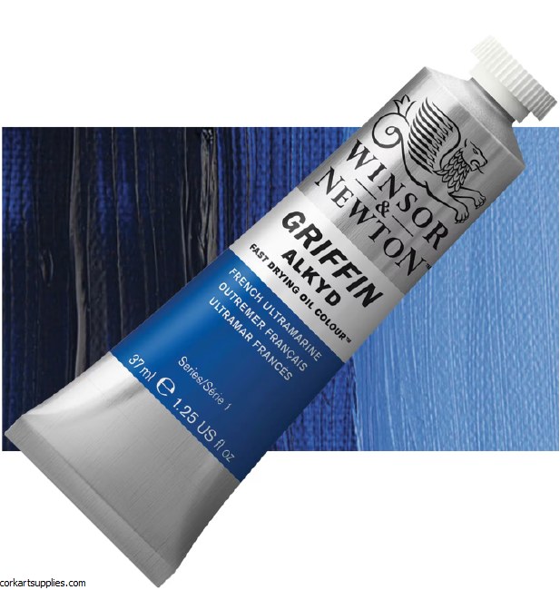 Griffin Alkyd Fast Drying Oil 37ml French Ultramarine