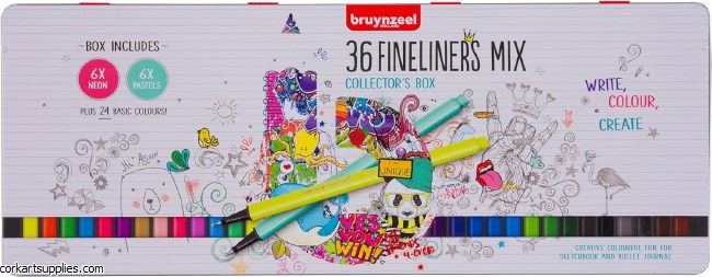 Bruynzeel Fineliner 36 Tin