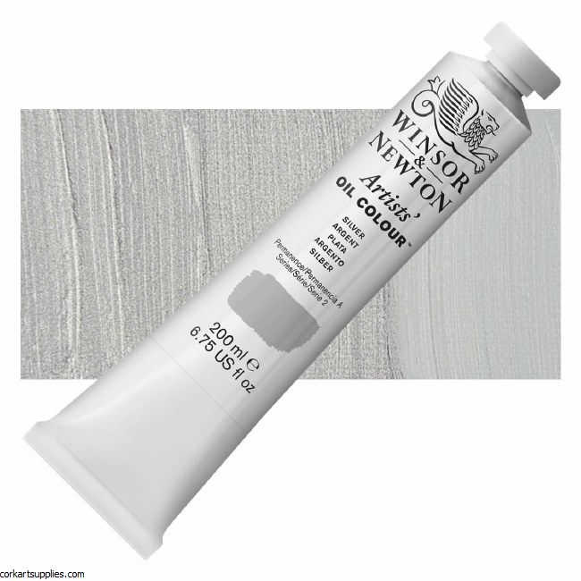 Winsor & Newton Artists Oil 200ml Silver S.2
