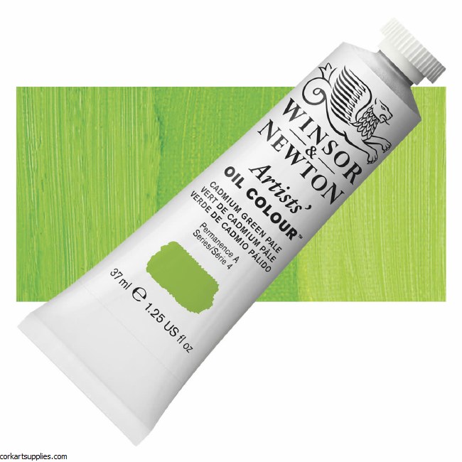 Winsor & Newton Artists Oil 37ml Cadmium Green Pale S.4