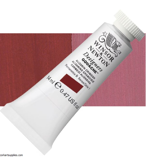 Designer Gouache 14ml Alizarin Crimson
