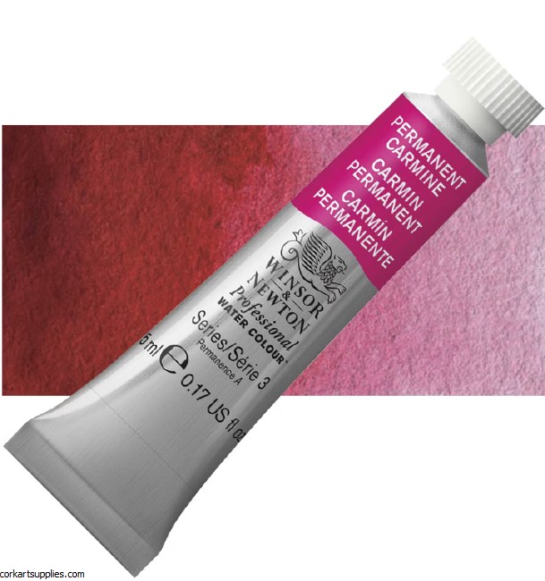 Artists Watercolour 5ml Permanent Carmine
