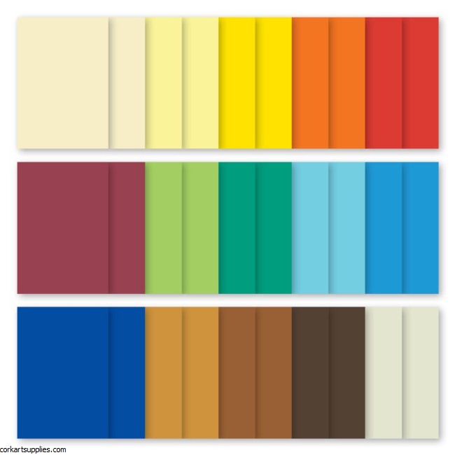 A4 Card 250gm 30pk Asst JeJe