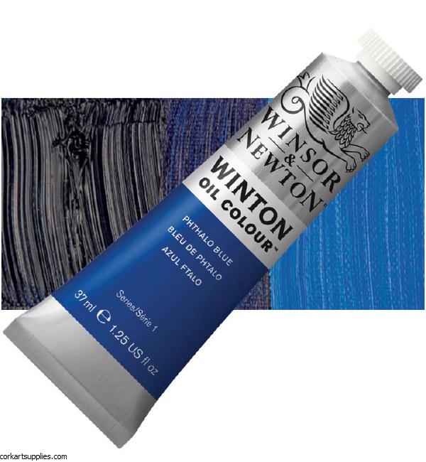 Winton Oil Colour 37ml Phthalo Blue