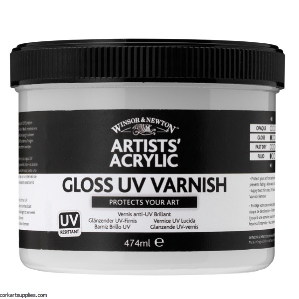 Artists' Acrylic Gloss Varnish 474ml Winsor & Newton Artists' Acrylic Gloss Varnish 474ml Winsor & Newton