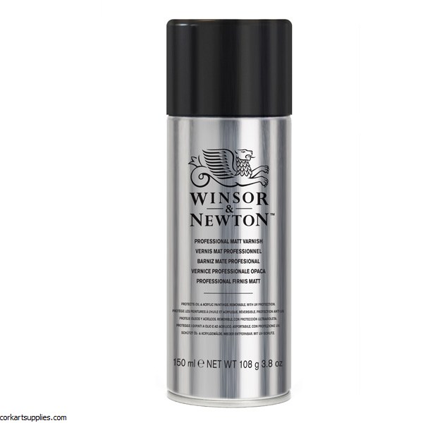 Winsor & Newton Aerosol 150ml All Purpose Matt Varnish Professional Winsor & Newton Aerosol 150ml All Purpose Matt Varnish Professional