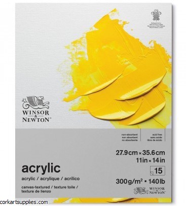 W&N Acrylic Pad 11x14in 300gsm W&N Acrylic Pad 11x14in 300gsm