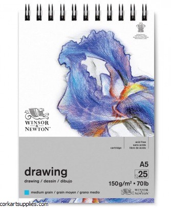 Drawing Pad Spiral Med 150g A5