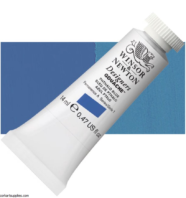 Designer Gouache 14ml Phthalo Blue