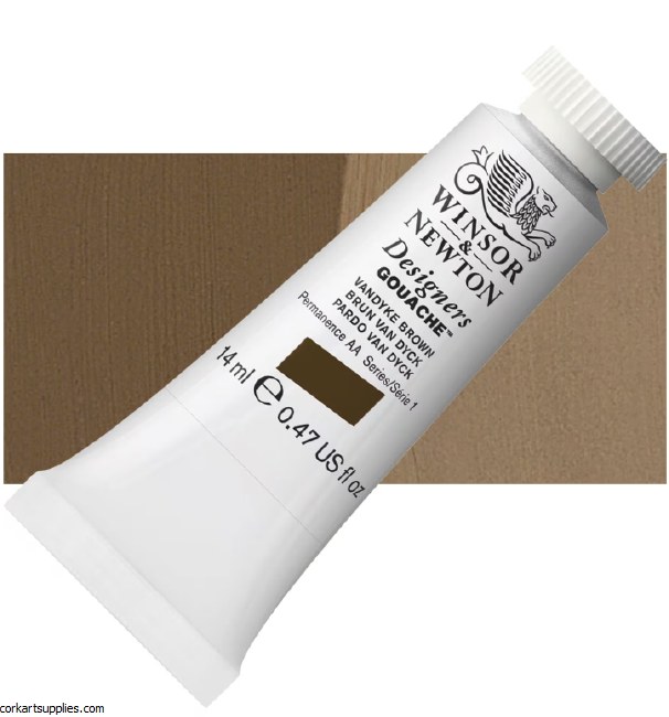 Designer Gouache 14ml Vandyke Brown